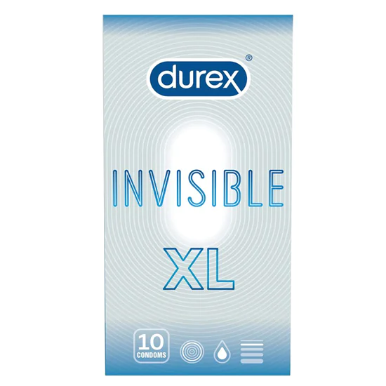 Durex Invisible XL - extra nagy óvszer
