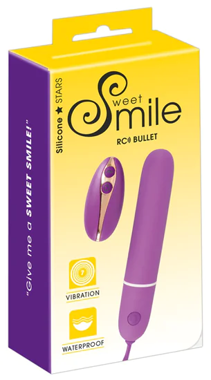 Smile RC Bullet - rádiós minivibrátor (lila)