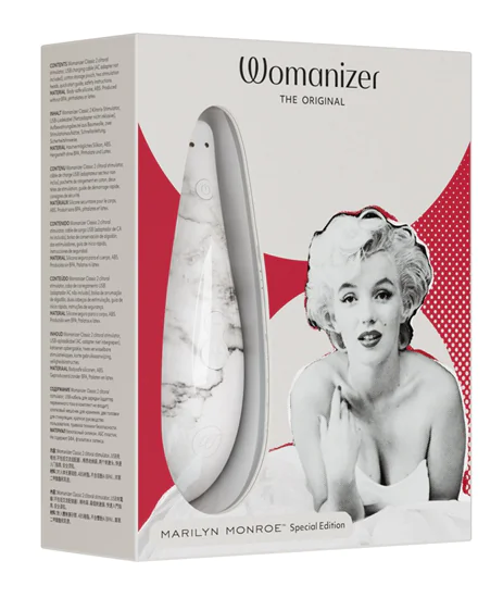 Womanizer Marilyn Monroe Special - akkus csiklóizgató (fehér)