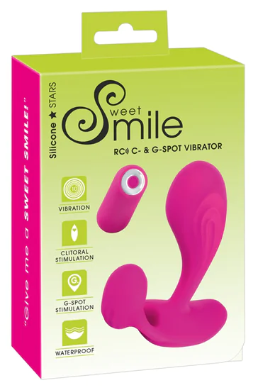 SMILE - akkus, rádiós G-pont vibrátor (pink)