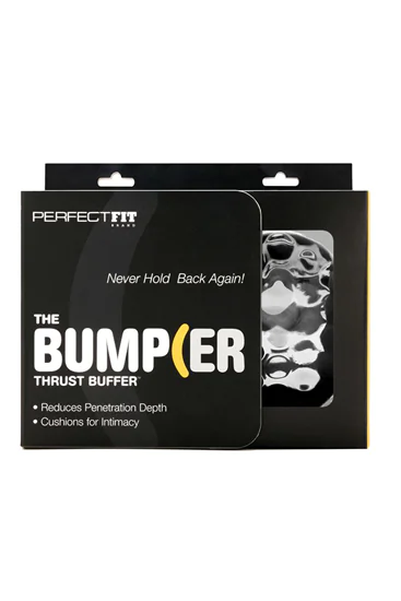Perfect Fit The Bumper - péniszgyűrű (fekete)