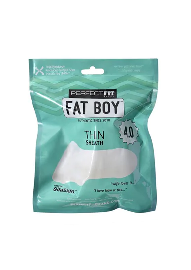 Fat Boy Thin - péniszköpeny (10 cm) - tejfehér