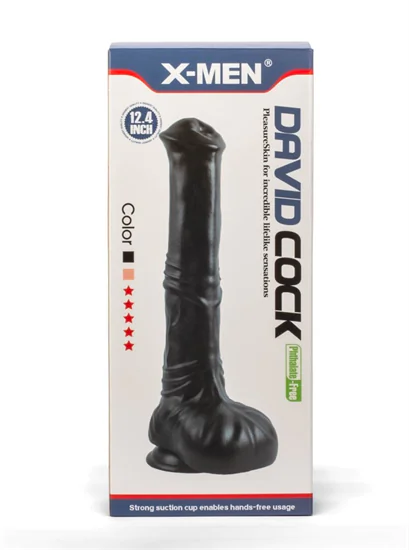 X-MEN David 12.4" Cock Black