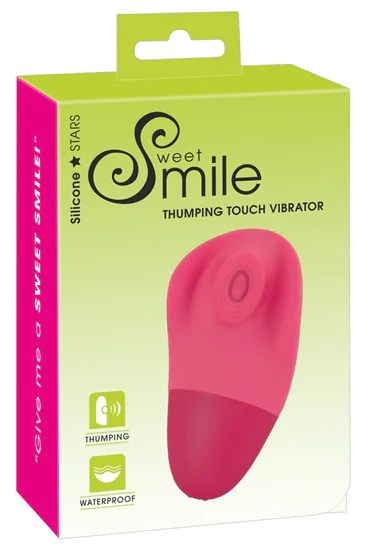 SMILE Thumping Touch - akkus, pulzáló csiklóvibrátor (pink)