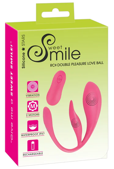 SMILE - akkus, rádiós vibrációs tojás (pink)