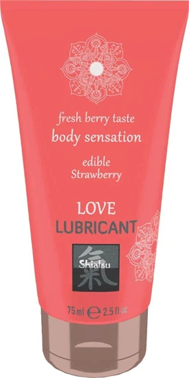 Love Lubricant edible - Strawberry 75ml