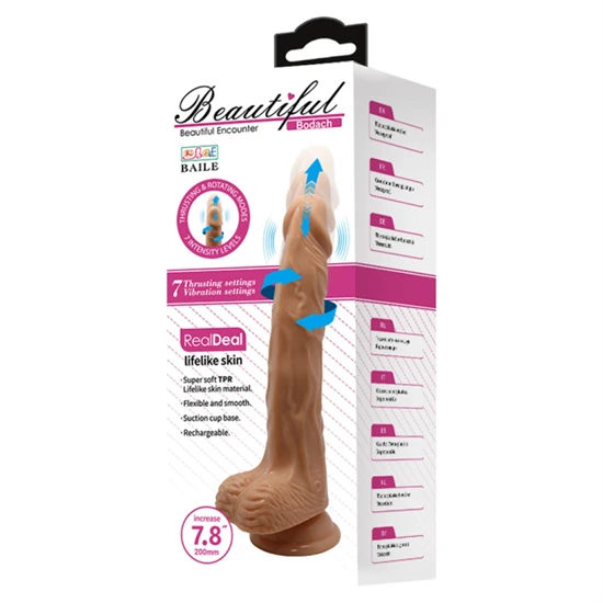 Beautiful Bodach 7,8 " Vibrating Dildo