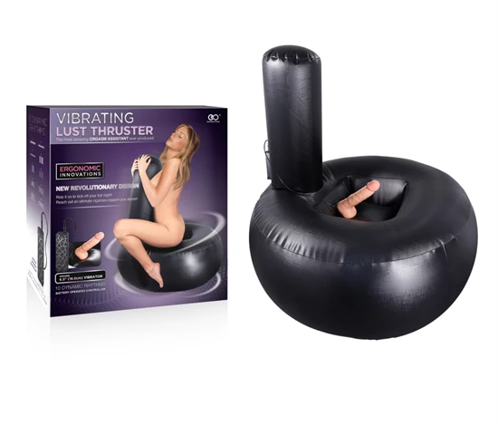 VIBRATING LUST THRUSTER INFLATABLE CUSHION WITH VIBRATING DONG