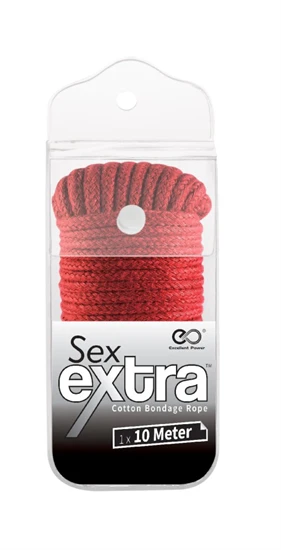 SEX EXTRA - SILKY BONDAGE ROPE RED