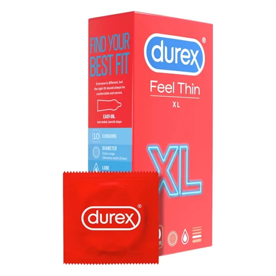 Durex Feel Thin XL - élethű érzés óvszer