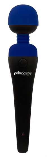 palmpower recharge - akkus masszírozó vibrátor (kék)