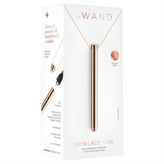 le Wand - luxus vibrátor nyaklánc - (rose gold)