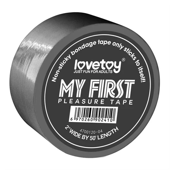 My First Non-Sticky Bondage Tape Black