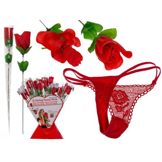 Rose with Red G-String
