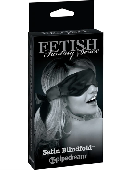 Satin Blindfold  Black