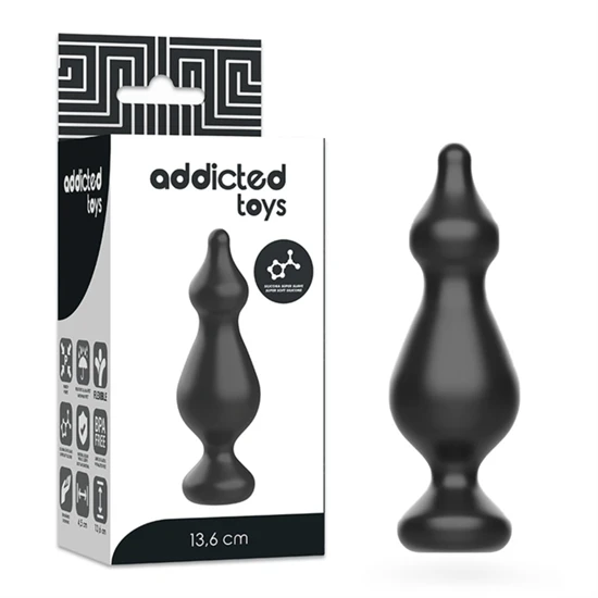 ADDICTED TOYS ANÁLIS SZEXUÁLIS DUGÓ 13.6CM FEKETE