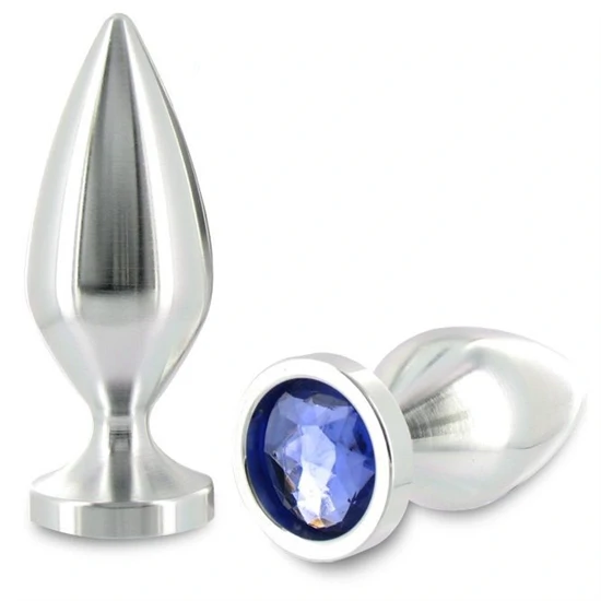 METAL HARD – kis aluminium análplug kristály színben 5.71 cm