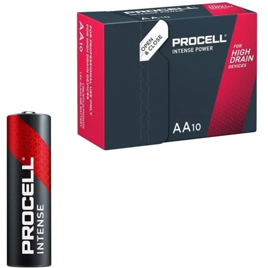 PROCELL - INTENSE POWER LR6 AA 1.5V LÚGOS LÚGOS LR6 AA 1.5V DOBOZ*10