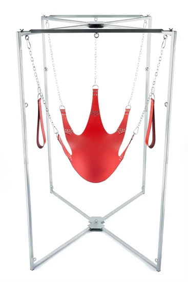 Kit Sling Cuir 5 pont Rouge Armature Grise