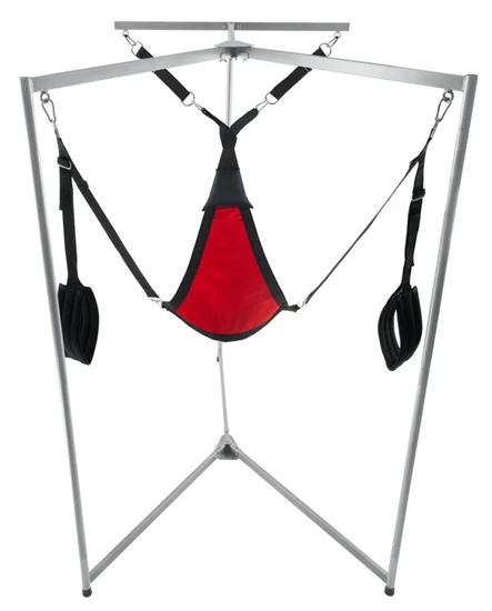 Kit Sling Tissu Triangle Rouge Armature Grise