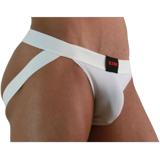 BURN - 007 JOCK LYCRA FEHÉR XL