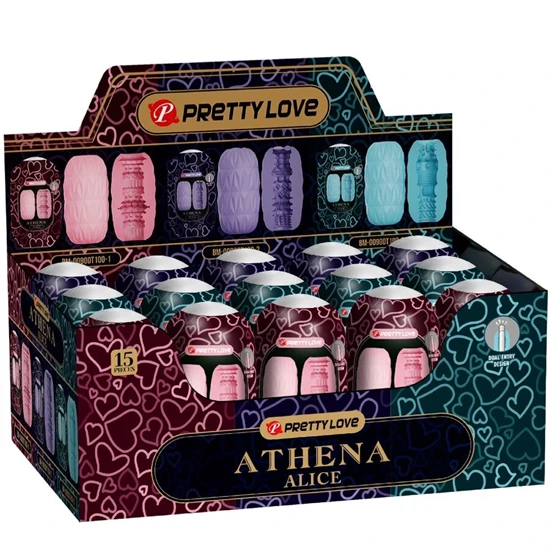 PRETTY LOVE - ATHENA ALICE CSOMAG 15 VÁLTOZATOS FÉRFIAKNAK SZÁNT MASZTRUBÁTOR