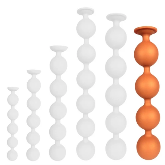 Bulby Butt XXXL Intim Kényeztető Anális Golyók - 45 x 8.7 cm, Narancssárga