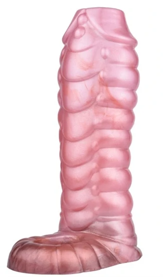 Penis hüvely Dragscal 13 x 5cm rózsaszínű