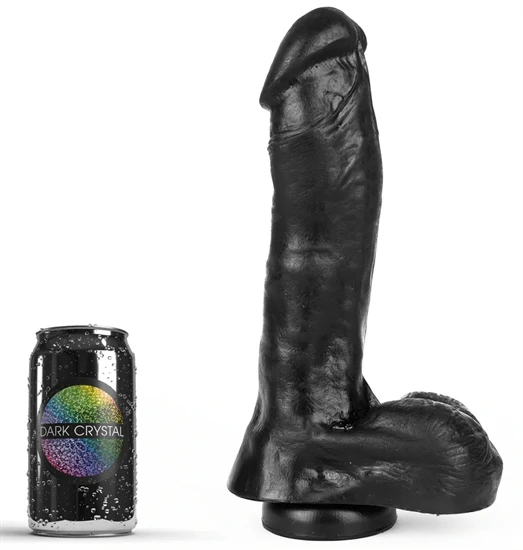 Dildó Luk sötét kristály 22 x 6.8cm