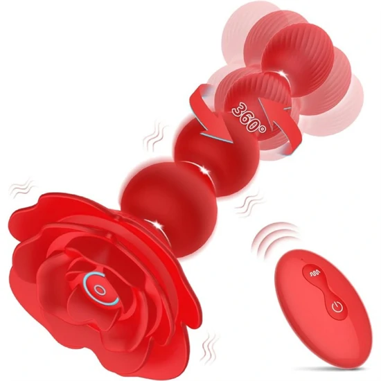 Rosebird Vibráló Anális Golyók - Élvezetes Intimitás a Kényelemért 15 x 3.5cm