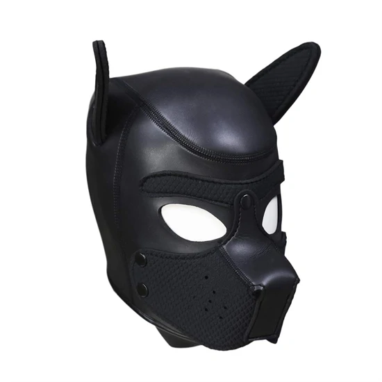 PUPPY  fekete neopréne maszk  érzéki játékokhoz