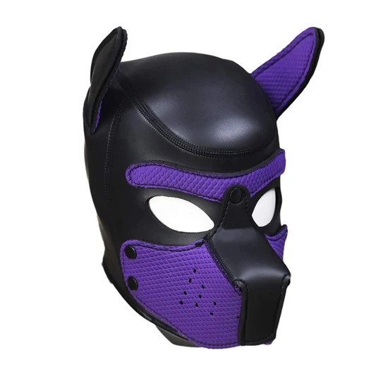 PUPPY  lila neoprén érzéki kapucni