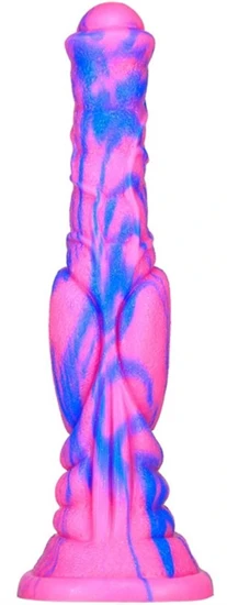 Dildo Dog Long – hosszú, színes dildó 26 x 6 cm