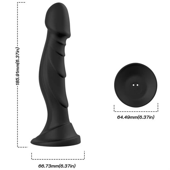 ARMONY – távirányítós vibráló dildó és análplug fekete