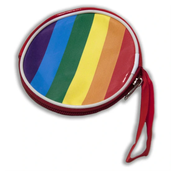 PRIDE – szivárványos kerek pénztárca
