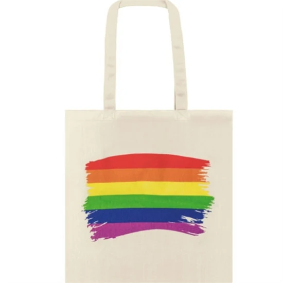 PRIDE – vászon LGBT zászlós táska
