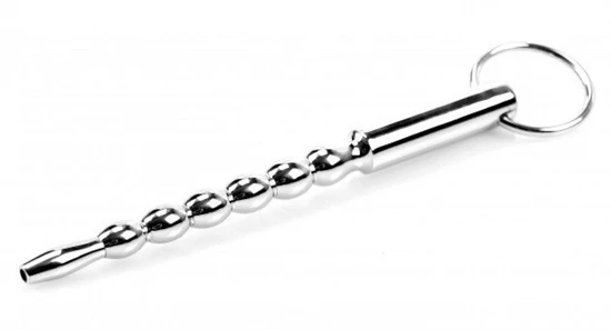 Intim ékszer – 13 cm hosszú, perforált pénisz pálca