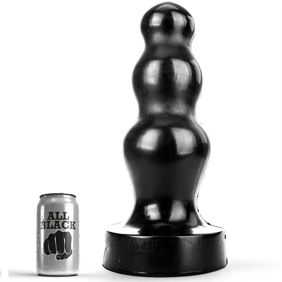 ALL BLACK – nagy 38 cm-es anális dugó