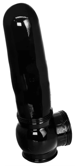 Zizi Megamen – prémium fekete maszturbátor 19 x 4 cm
