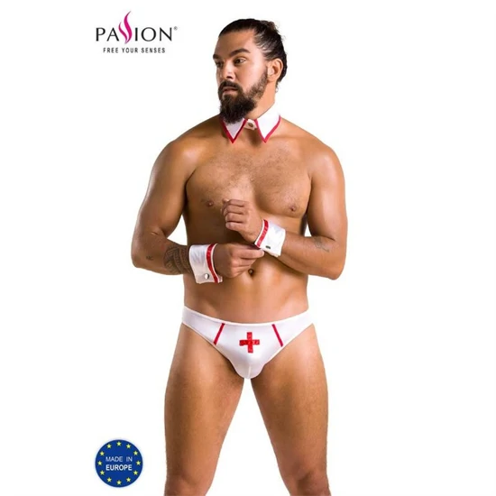PASSION - Gregory slip fehér S/M prémium fehérnemű
