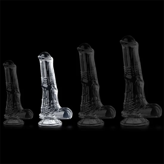 Átlátszó Whispy Dildo M – érzéki, prémium intim eszköz