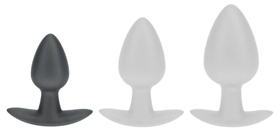 Metál Plug S – prémium szürke anális izgató 5 x 2,7 cm