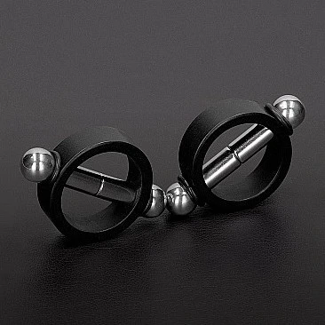 Magnetic nipple clamps – mágneses mellbimbócsipesz, fekete