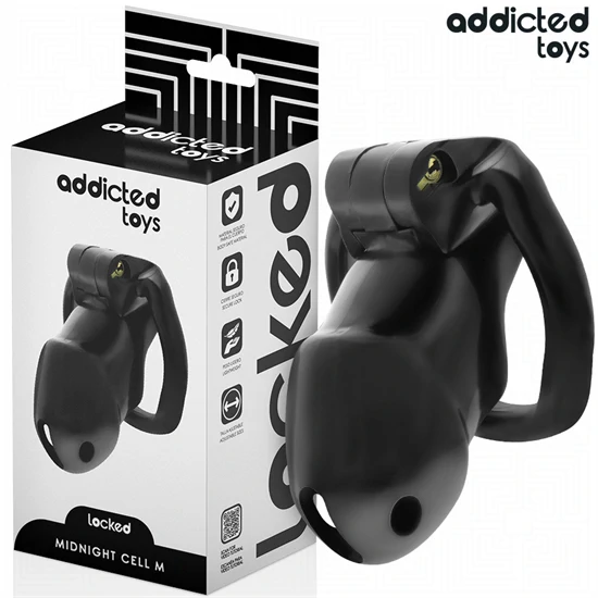 ADDICTED TOYS LOCKED – zárható péniszketrec (M)