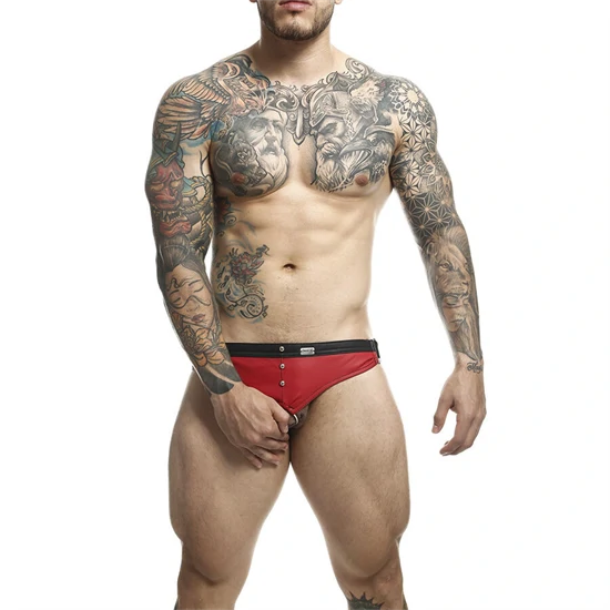 MOB – piros jockstrap és péniszgyűrű egy méretben
