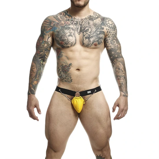 MOB – sárga jockstrap láncokkal, egy méretben
