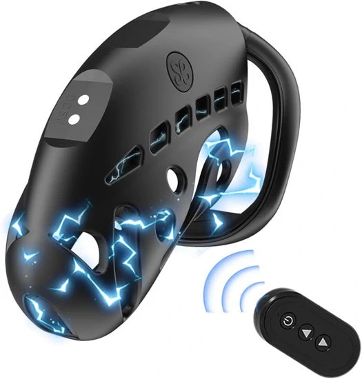 Nautilus Electro – elektrointim chastity cage 9.5 x 3.5 cm