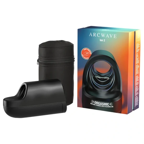 Arcwave Ion2 - léghullámos maszturbátor (fekete)