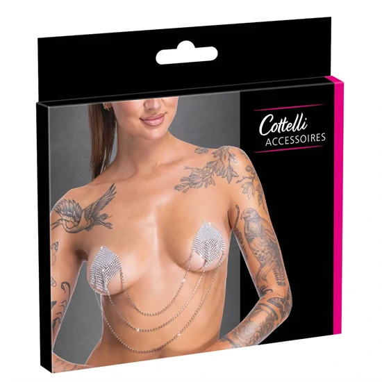 Cottelli - láncos bimbómatrica (ezüst)