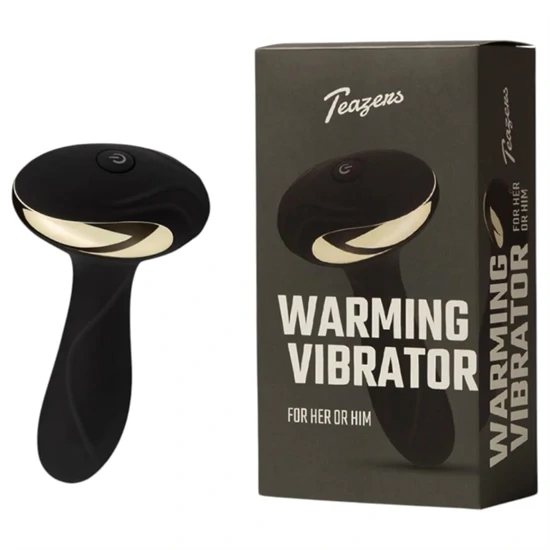 Teazers - melegítő funkciós anál vibrátor (fekete)